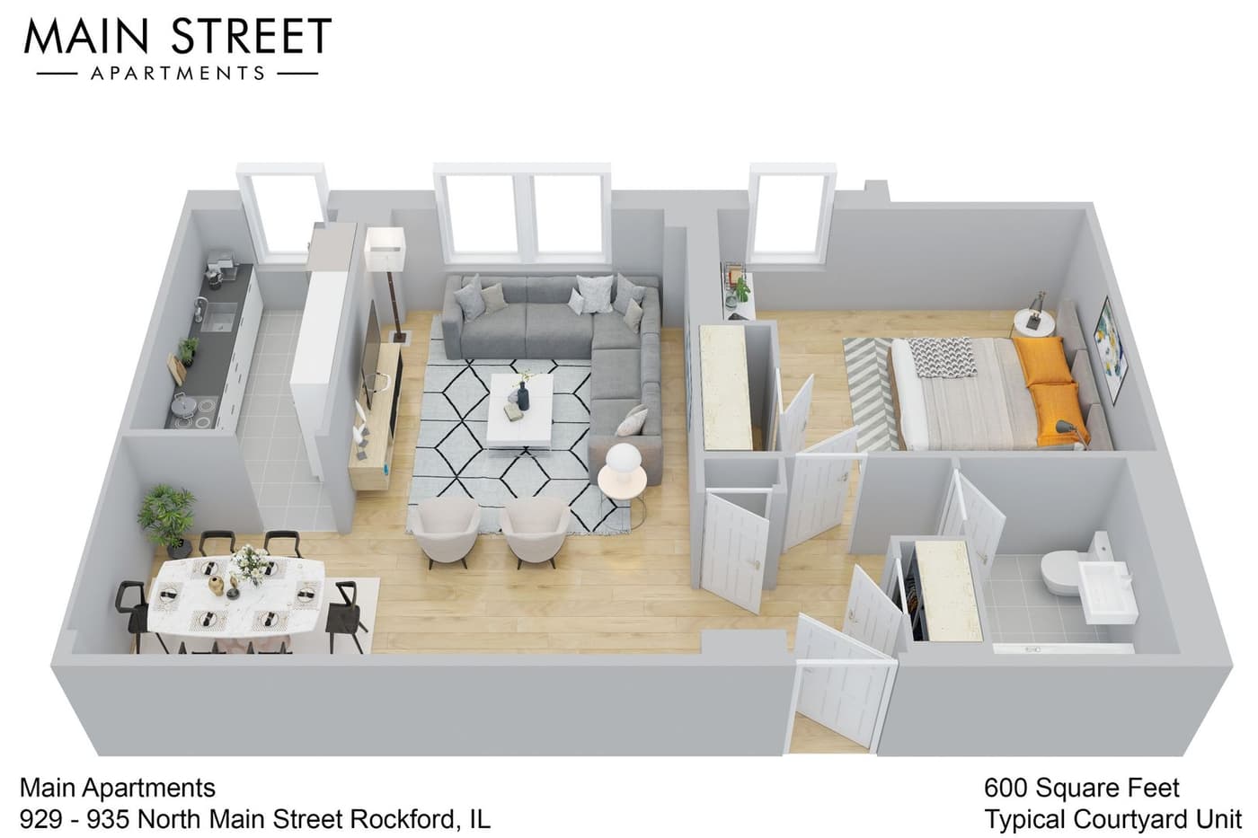 MAIN STREET APARTMENTS - Apartment - 43